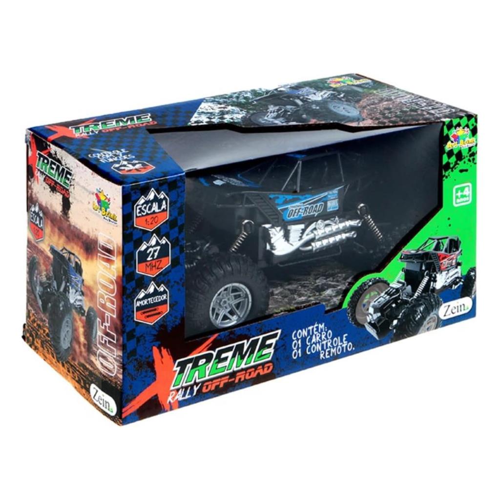 1:20 Xtreme Rally Off-Road RC Car – 27MHz Control, Shock Suspension & Heavy-Duty Tires